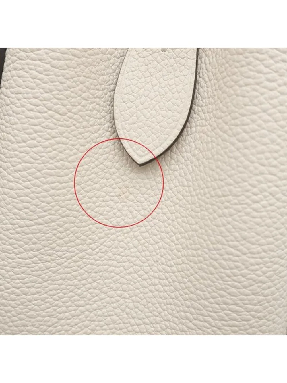 Louis Vuitton 2-Way Marelle Tote BB Epi Leather Quartz Silver Handbag White